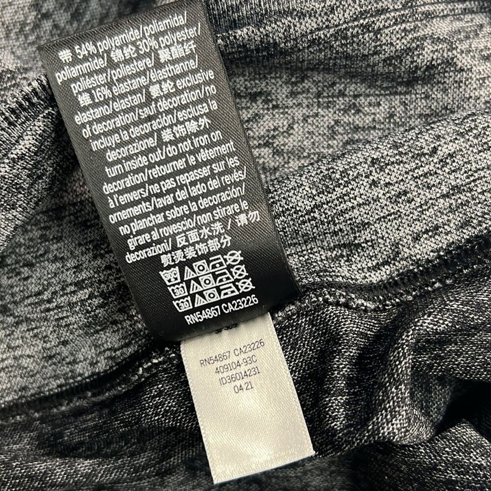 PINK Victoria's Secret Active long black charcoal athletic leggings  L - Picture 8 of 8
